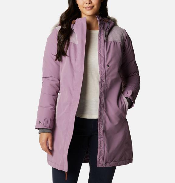 Columbia Womens Parkas Sale UK - Lindores Jackets Red UK-8644